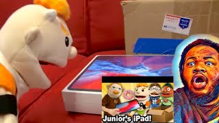 SML Movie Juniors iPad REACTION sml bowserjunior supermariologan 😂📦 [upl. by Shipley]