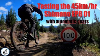 Testing the 45kmhr Shimano EP801 with automatic gears [upl. by Elokkin]