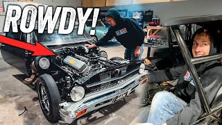 The NOVA gets a New Aluminum 540ci Big Block It Sounds HEALTHY [upl. by Worrad]