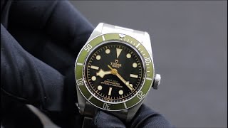 Tudor Heritage Black Bay Harrods Special Edition 79230G Unboxing  Macro [upl. by Pharaoh]