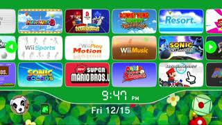 My Animal Crossing Hacked Wii Menu [upl. by Monjo463]