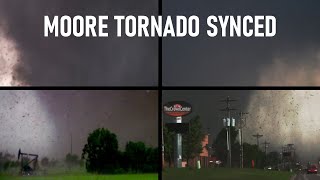 2013 Moore EF5 Tornado Synced [upl. by Anatola]