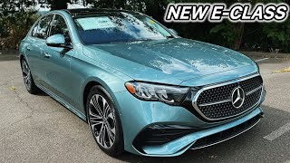 🚨VERDE SILVER METALLIC NEW COLOR 2024 MERCEDESBENZ E350 REVIEW [upl. by Bushore]