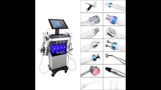 14 in 1 Hydra Beauty Skin System Hydra Facial Machine  How to Use [upl. by Yauqaj]