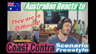 Coast Contra Scenario Freestyle  Australian Reacts [upl. by Irakab]