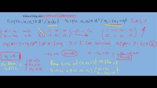 subespacios vectoriales suma e intersección 7 [upl. by Narok]