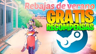 TODAS las RECOMPENSAS GRATIS de la SUMMER SALE STEAM 2024 [upl. by Schonfeld895]