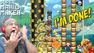 IM SO FKING DONE WITH THESE LEVELS SUPER MARIO MAKER 45 [upl. by Bambi]