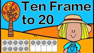 Thanksgiving Ten Frame to Twenty Subitizing Math Brain Break [upl. by Adraynek]