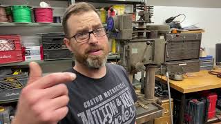 Clausing 20” drill press restoration Part 1 [upl. by Zeiler467]