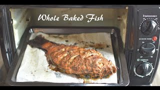 Whole baked fish in Oven using Prestige POTG 19 PCR OTG [upl. by Chipman223]