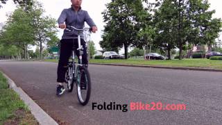 Schwinn Loop 7Speed Folding Bike Test Ride [upl. by Tawney]