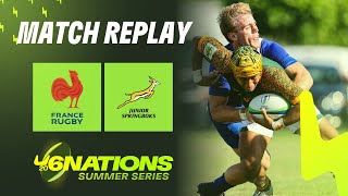 MATCH REPLAY  France v South Africa  U20 Six Nations Summer Series [upl. by Faustina]