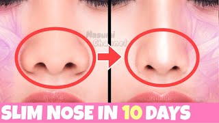 7mins Best Slim Nose Exercise for Beginners🔥Reshape and Sharpen Fat Nose Naturally At Home [upl. by Adnirol723]