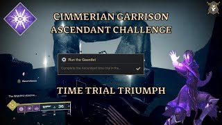 Cimmerian Garrison time trial 3 minutes or less destiny2 gaming games ascendantchallenge [upl. by Halil]