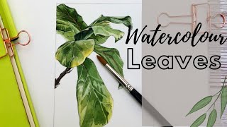 BOTANICAL PAINTING  botanical watercolor made easy [upl. by Rovert503]