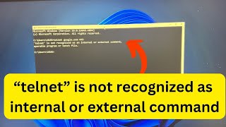 How to Fix quotTelnet is Not Recognizedquot Error on Windows [upl. by Landau]