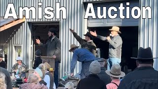 Amish auctionAmish auctioneer FASTEST AMISH AUCTIONEER [upl. by Ytitsahc864]