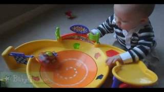 FisherPrice Lil Zoomers Spinnin Sounds Speedway Review [upl. by Aronson988]