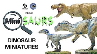 MiniSaurs Painting my Dinosaur Miniatures  AVAILABLE NOW In Collaboration with Matis Boero Design [upl. by Dorree912]