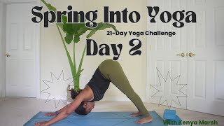 🌺 Spring into Yoga Day 2  Downward Facing Dog 🌺 [upl. by Naicad133]