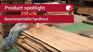 Product Spotlight Boomstam tafelblad hardhout [upl. by Lobiv]