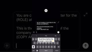How to write a cover letter in less than 10 seconds for any job application using ChatGPT [upl. by Ledua796]