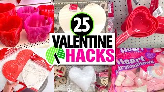 ❤️25 BEST Dollar Tree Valentine HACKS ❤️ GENIUS gifts crafts amp DIY [upl. by Milon452]