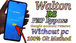 walton r8 Google account bypass frp bypass new method no apk no pc Android 1112 [upl. by Proudfoot]