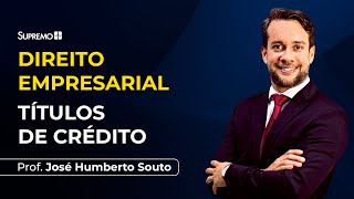 TÍTULOS DE CRÉDITO  Prof José Humberto Souto [upl. by Yelnats342]