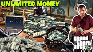 How To Get Infinite Money in GTA 5 Story Modepcps4ps5xbox [upl. by Suirada]