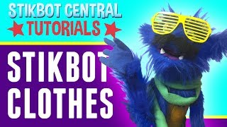 Stikbot Tutorials 🧙  NEW STIKBOT CLOTHES [upl. by Tarabar]