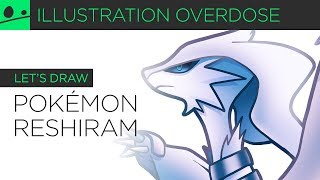 Lets Draw Pokemon 643  Reshiram [upl. by Elletnahc]