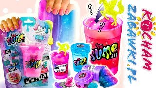 So Slime DIY • Zakupy w biedronce • Kolorowe gluty • Tęczowe kreacje • openbox i tutorial [upl. by Tennos431]