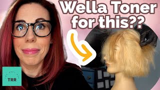 TONING WITH WELLA 8A T10 T11 T14 T18 WELLA COLOR CHARM TONNING PART 3 [upl. by Gimpel131]