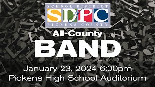 2024 SDPC AllCounty Band Concert 12324 [upl. by Eahsal410]