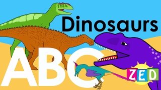 Dinosaur Alphabet Zed  ABC of Dinosaurs  Learn about dinosaurs  NurseryTracks [upl. by Aniham]