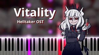 Vitality  Mittsies【Helltaker OST】Piano Tutorial [upl. by Caren743]