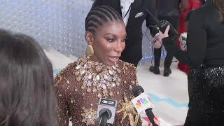 Interview with Met Gala cochair Michaela Coel [upl. by Bodnar]