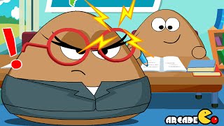 Pou Classroom Slacking Walkthrough [upl. by Meesaw813]