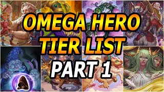 Omega Hero Tier List  Part 1 Storybook Brawl [upl. by Akiaki]