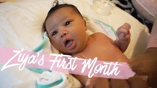 MOM VLOG  Babys First Month  Ziya Rayne  RAVEN ELYSE [upl. by Iggie]