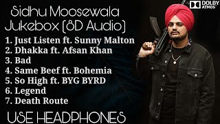 Sidhu Moosewala Jukebox 8D Audio  Sidhu Moosewala all songs  8D Song  3D Song  3D Audio [upl. by Ginsburg]