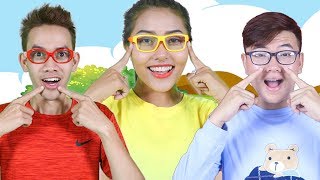 Head Shoulders Knees amp Toes SingALong Song amp Dance For Kids [upl. by Ahtelat112]