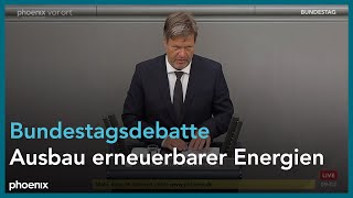 Bundestagsdebatte zum Ausbau erneuerbarer Energien und Energiewirtschaftsrecht am 120522 [upl. by Leasi]