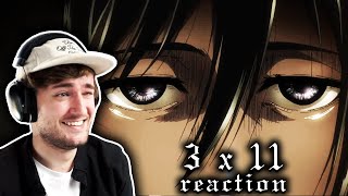 Jelly much Mikasa  Attack on Titan 3x11 REACTION  Bystander [upl. by Simpkins69]