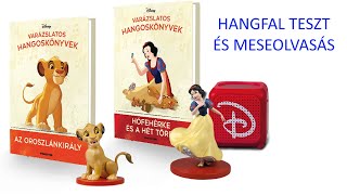 Disney hangoskönyvek De Agostini hangfal bemutató  Az oroszlánkirály  Hófehérke és a hét törpe [upl. by Pasadis]