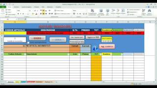 Tutorial Gestione Magazzino Excel v Full [upl. by Weinstock183]