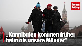 „Kannibalen kommen früher heim als unsere Männer“  kronetv NEWS [upl. by Michel]