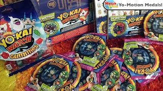 Yokai Watch YoMotion Medals Unboxing  Other Goodies [upl. by Mattson347]